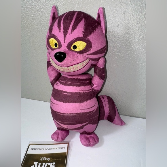 Exclusive CHESHIRE CAT Plush Alice in Wonderland LR Disney -Mary Blair - Picture 9 of 11